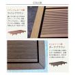 特価◎【直送】住まいスタイル/人工木ウッドデッキ ecofeel(エコフィール)8台 ダークブラウン/PWDE-8P-DBR