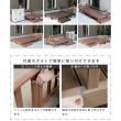 特価◎【直送】住まいスタイル/人工木ウッドデッキ ecofeel ストレートフェンス2枚組 ライトブラウン