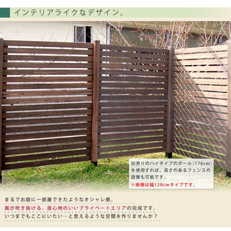 【直送】住まいスタイル/ボーダーフェンス スプレッド 平地4連結セット ホワイト/SFBF1000-4HB-WHT