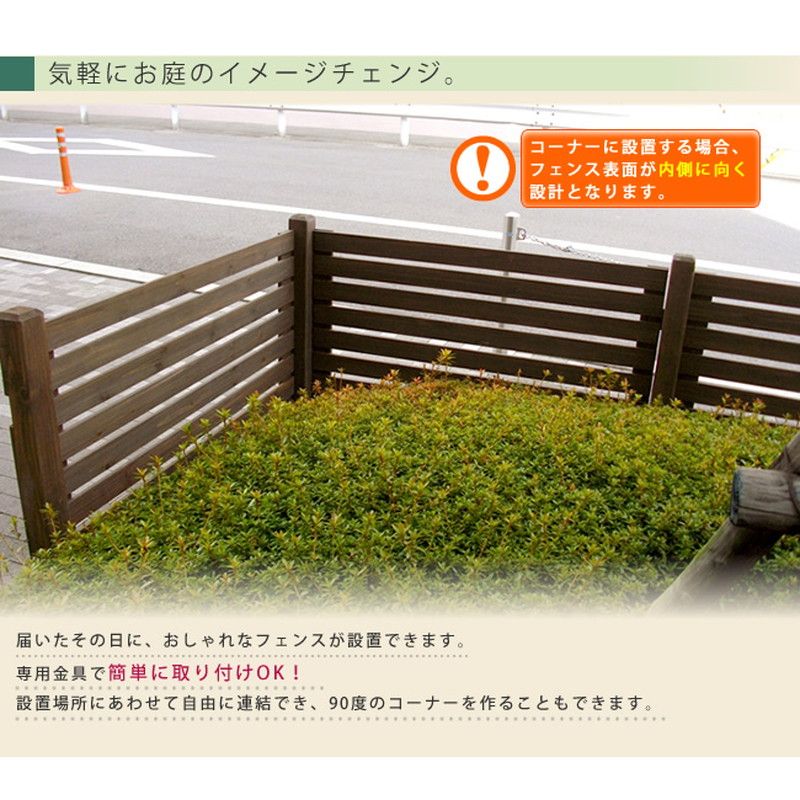 【直送】住まいスタイル/ボーダーフェンス スプレッド 平地8連結セット ホワイト/SFBF1000-8HB-WHT