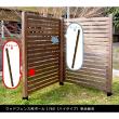 特価◎【直送】住まいスタイル/ウッドフェンス用ポール1760(ハイタイプ) コーナー(ダークブラウン)/SFP-CN1760DBR