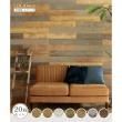 特価◎【直送】住まいスタイル/SOLIDECO 壁に貼れる天然木パネル 20枚組(約3m2) 足場板エイジング