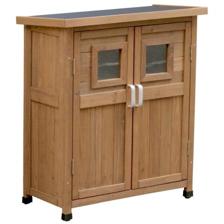 特価◎【直送】住まいスタイル/ベランダ薄型収納庫920 ライトブラウン/SPG-002LBR