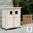 特価◎【直送】住まいスタイル/ベランダ薄型収納庫920 ライトブラウン/SPG-002LBR
