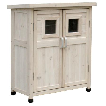 特価◎【直送】住まいスタイル/ベランダ薄型収納庫920 ホワイト/SPG-002WHT