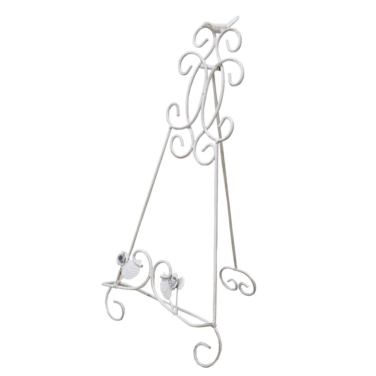 特価◎【直送】住まいスタイル/ブランティーク ホワイトアイアン イーゼル ホワイト/SPL-4866WHT