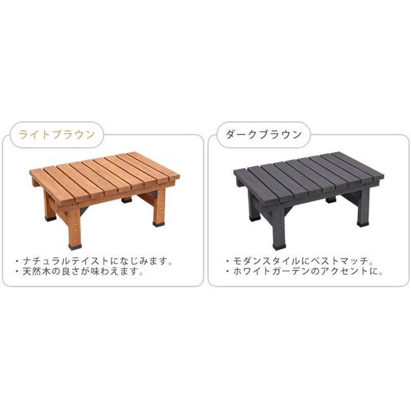 特価◎【直送】住まいスタイル/デッキ縁台58X90 ダークブラウン/SST-DEC-5890DBR