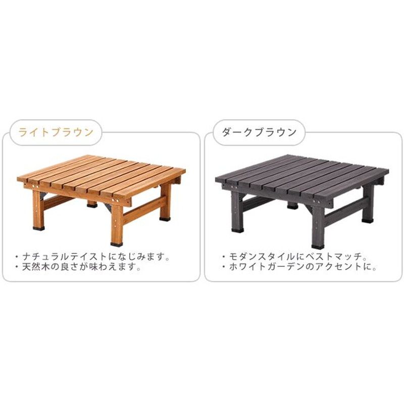 特価◎【直送】住まいスタイル/デッキ縁台90X90 ライトブラウン/SST-DEC-9090LBR