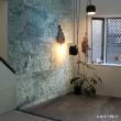 特価◎【直送】住まいスタイル/ DIYで貼れる天然石タイル 122×61cm (0.74m2) 1枚 タンホワイト