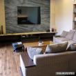 特価◎【直送】住まいスタイル/ DIYで貼れる天然石タイル 122×61cm (2.97m2) 4枚セット シルバーグレー