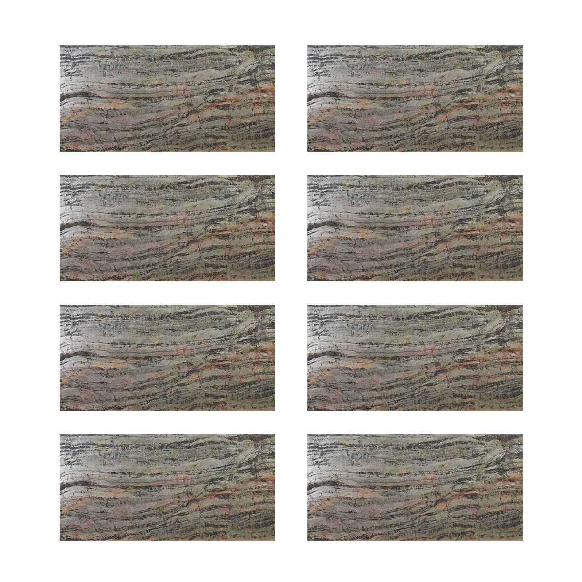 特価◎【直送】住まいスタイル/ DIYで貼れる天然石タイル 122×61cm (5.94m2) 8枚セット フォレストファイヤー