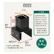 特価◎【直送】住まいスタイル/ラティス・フェンス支柱固定金具ブロック用10cm(1個) ブラック/S-BB7210