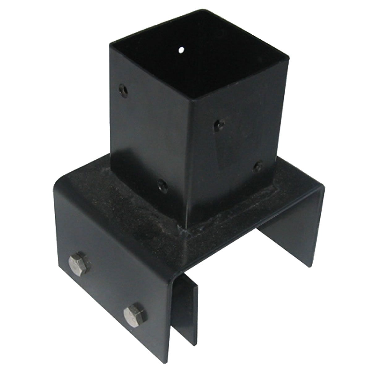 特価◎【直送】住まいスタイル/ラティス・フェンス支柱固定金具ブロック用12cm(1個) ブラック/S-BB7212
