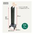 特価◎【直送】住まいスタイル/ラティス・フェンス固定金具 10cmブロック用(連結用6個) ブラック/S-BF4510J-6P