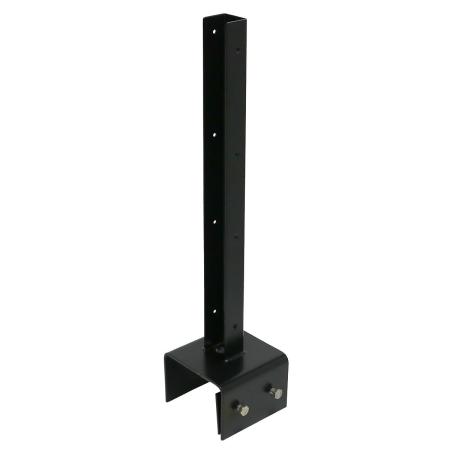 特価◎【直送】住まいスタイル/ラティス・フェンス固定金具 10cmブロック用(右端用1個) ブラック/S-BF4510R