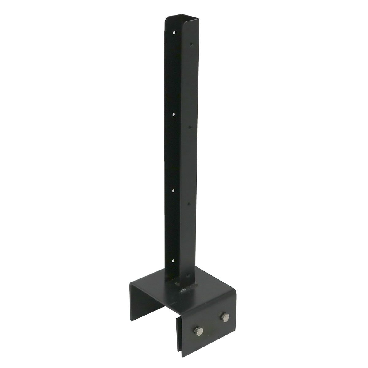 【直送】住まいスタイル/ラティス・フェンス固定金具 12cmブロック用(右端用1個) ブラック/S-BF4512R