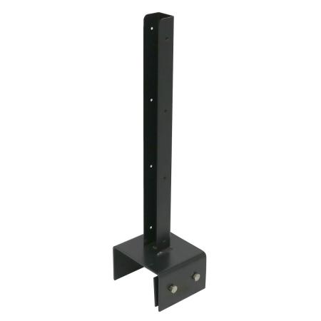 【直送】住まいスタイル/ラティス・フェンス固定金具 12cmブロック用(右端用1個) ブラック/S-BF4512R