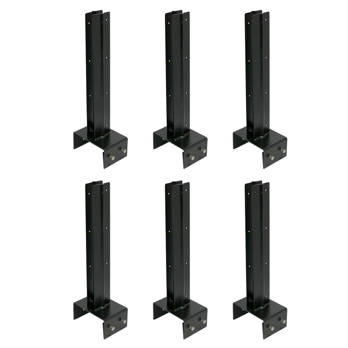 【直送】住まいスタイル/ラティス・フェンス固定金具 15cmブロック用(連結用6個) ブラック/S-BF4515J-6P