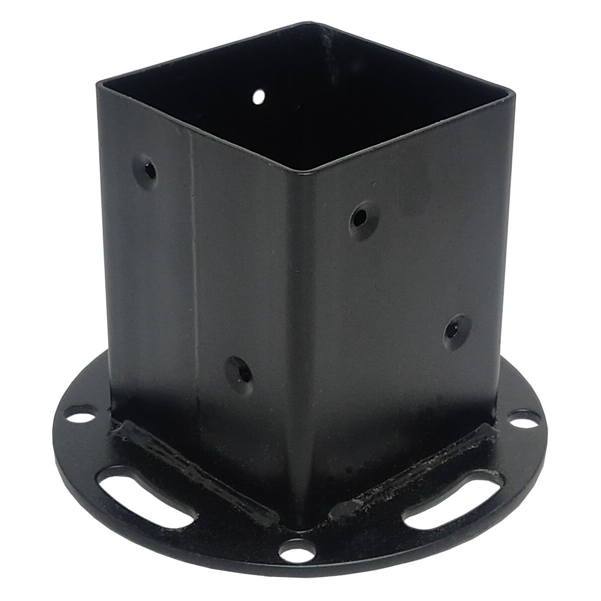 【直送】住まいスタイル/平地用支柱固定金具(1個) ブラック/S-HBN72