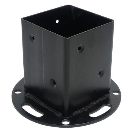 【直送】住まいスタイル/平地用支柱固定金具(1個) ブラック/S-HBN72