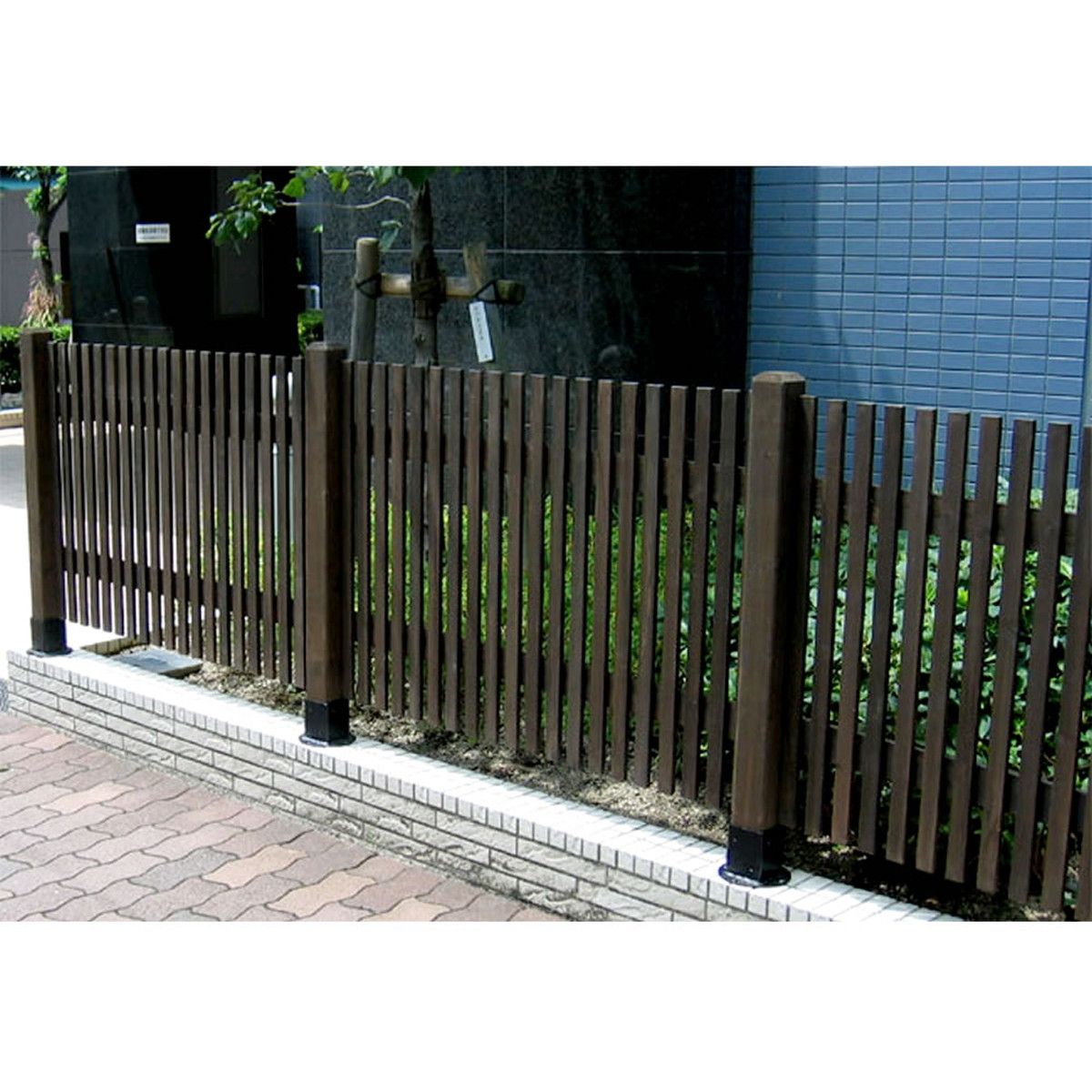 【直送】住まいスタイル/平地用支柱固定金具(10個) ブラック/S-HBN72-10P