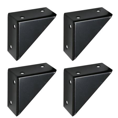 【直送】住まいスタイル/ラティス取付け金具 支柱用(4個) ブラック/S-LST35-4P