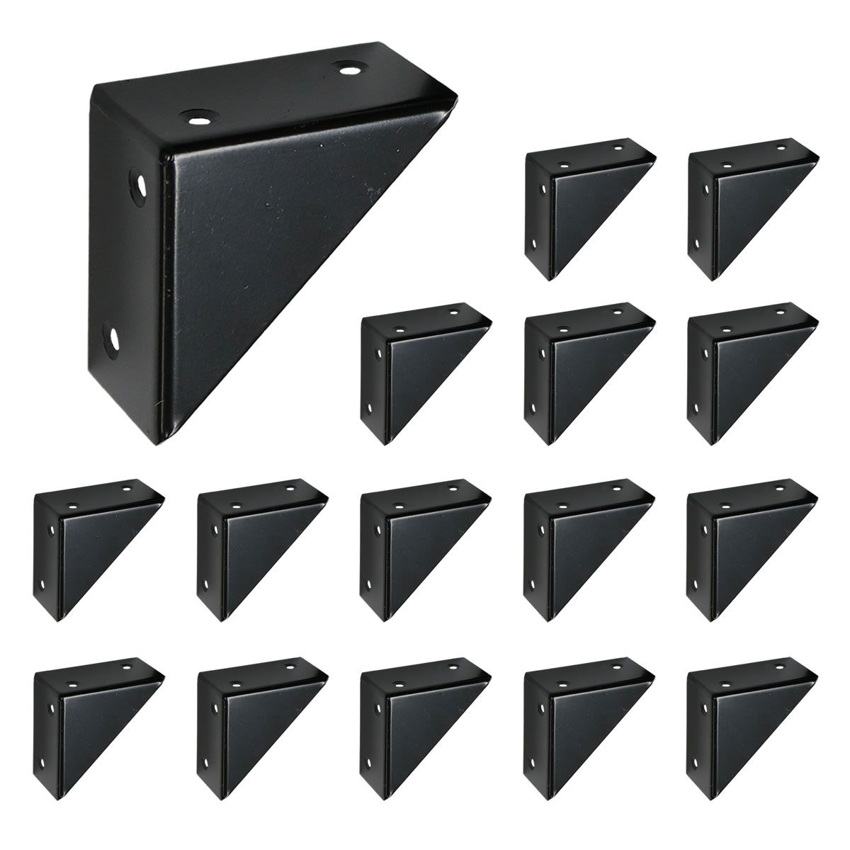 【直送】住まいスタイル/ラティス取付け金具 支柱用(16個) ブラック/S-LST35-16P