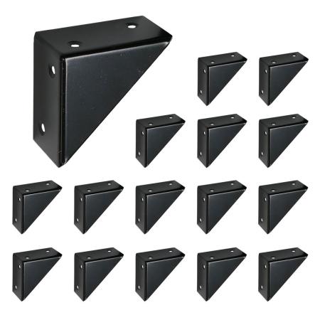 【直送】住まいスタイル/ラティス取付け金具 支柱用(16個) ブラック/S-LST35-16P