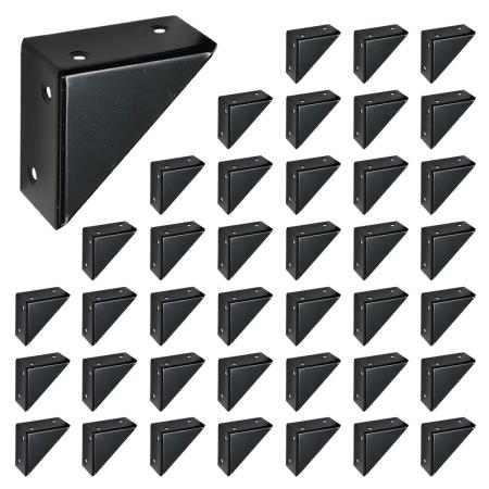 【直送】住まいスタイル/ラティス取付け金具 支柱用(40個) ブラック/S-LST35-40P