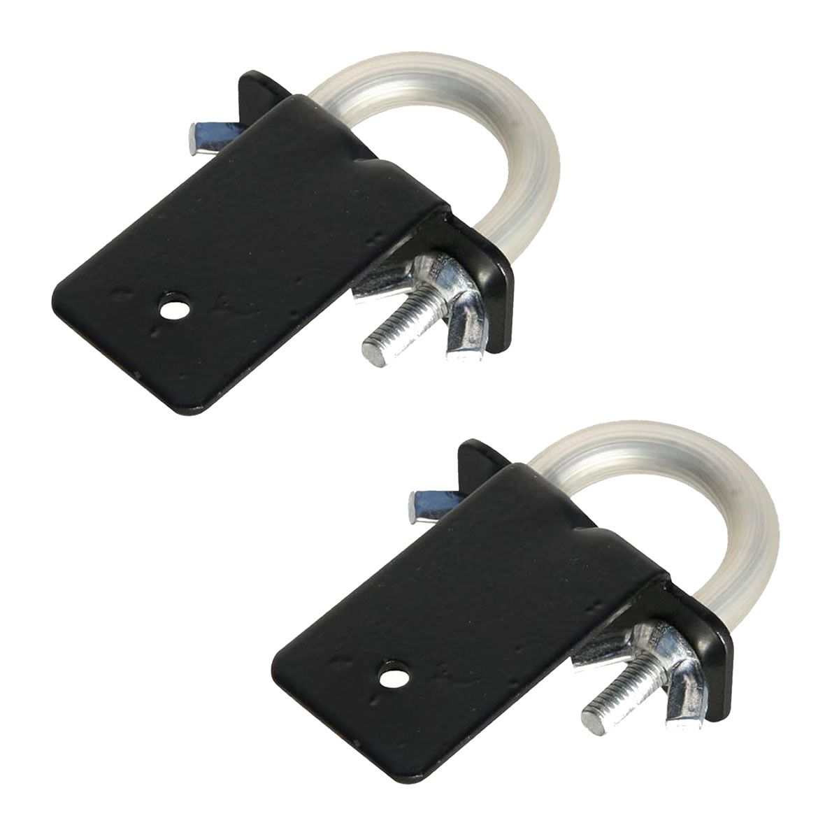 【直送】住まいスタイル/ラティス・フェンス壁面用固定金具 リング型(上部2個) ブラック/S-LVKT35-2P