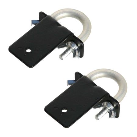 【直送】住まいスタイル/ラティス・フェンス壁面用固定金具 リング型(上部2個) ブラック/S-LVKT35-2P