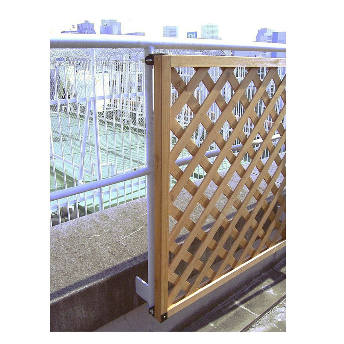 【直送】住まいスタイル/ラティス・フェンス壁面用固定金具 リング型(上部8個) ブラック/S-LVKT35-8P