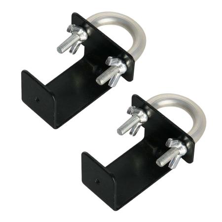 【直送】住まいスタイル/ラティス・フェンス壁面用固定金具 リング型(下部2個) ブラック/S-LVKB35-2P