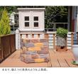 特価◎【直送】住まいスタイル/レンガ調プランター terre(テール) 幅40 マルチブラウン/TER-PL400