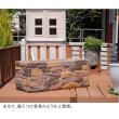 特価◎【直送】住まいスタイル/レンガ調プランター terre(テール) 幅80 マルチブラウン/TER-PL800