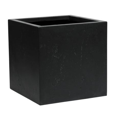 【直送】住まいスタイル/マグネシアプランター TEXTURE(テクスチャー) 角型40cm ブラック/TEX-400C-BLK