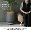特価◎【直送】住まいスタイル/セメント製キャスター付きプランターキャリー36cm アンティークホワイト/TR360WHT