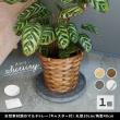 特価◎【直送】住まいスタイル/天然素材調のマルチトレー(キャスター付) 丸型30cm ホワイトマーブル/TR-CS-300WHT