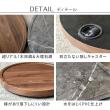 特価◎【直送】住まいスタイル/天然素材調のマルチトレー(キャスター付) 角型40cm 2個組 ウォルナット