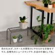 特価◎【直送】住まいスタイル/アイアンプランタースタンド「TWILL」(ツイル) 中サイズ グレー/TW005GRY