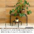 特価◎【直送】住まいスタイル/アイアンプランタースタンド「TWILL」(ツイル) 中サイズ グレー/TW005GRY