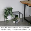 特価◎【直送】住まいスタイル/アイアンプランタースタンド「TWILL」(ツイル) 大サイズ グレー/TW006GRY