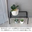 特価◎【直送】住まいスタイル/アイアンプランタースタンド「TWILL」(ツイル) 3点セット ブラック/TW007-3PS-BLK