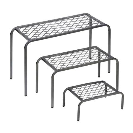 特価◎【直送】住まいスタイル/アイアンプランタースタンド「TWILL」(ツイル) 3点セット グレー/TW007-3PS-GRY