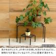 特価◎【直送】住まいスタイル/アイアンプランタースタンド「TWILL」(ツイル) ローサイズ グレー/TW008GRY
