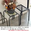 特価◎【直送】住まいスタイル/アイアンプランタースタンド「TWILL」(ツイル) ハイロー 2点セット ブラック