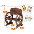 特価◎【直送】住まいスタイル/車輪ベンチ650 ダークブラウン/WB-650DBR