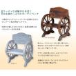 特価◎【直送】住まいスタイル/車輪ベンチ650 ホワイト/WB-650WHT