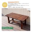 特価◎【直送】住まいスタイル/焼杉テーブル ダークブラウン/WB-T550DBR