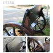 特価◎【直送】住まいスタイル/車輪ベンチ&焼杉テーブル3点セット(ベンチ小×2 テーブル×1) ダークブラウン